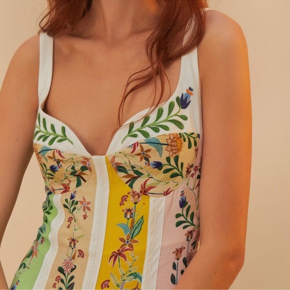 FARM Rio Floral Maxi Dress - Size Small - Picture 4 of 10